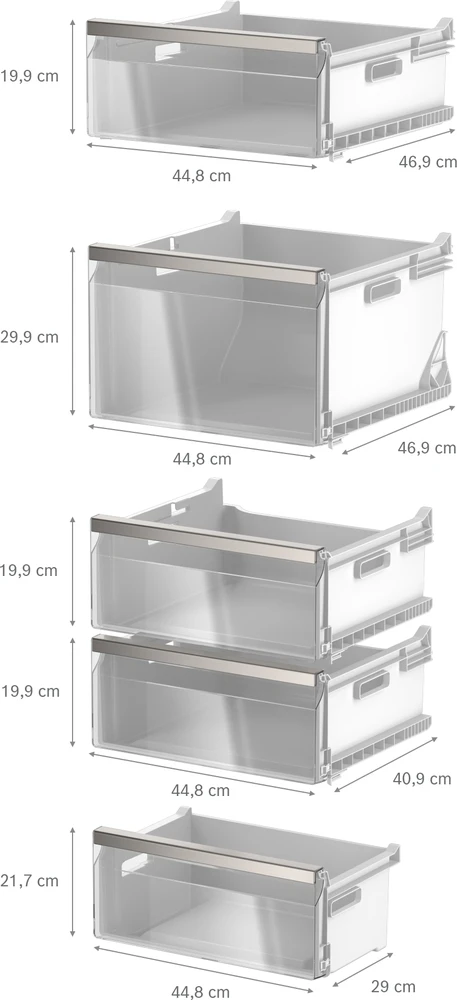 Bosch GSN36AICM Serija 6, Laisvai statomas šaldiklis, 186.2 x 59.5 cm, Šlifuotas plienas, atsparus pirštų atspaudams