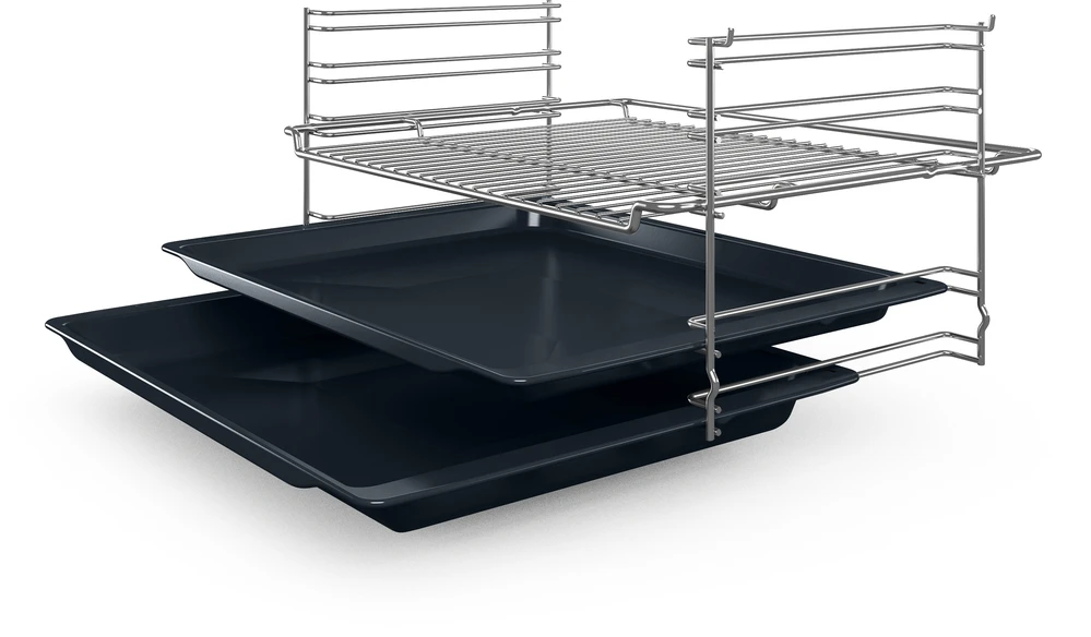 Orkaitė Bosch | Oven | HBF010BR1S | 66 L | A | Multifunctional | Manual | Knobs | Height 59.5 cm | Plotis 59.4 cm | Nerūdijantis plienas