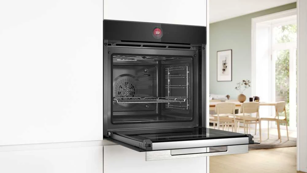Bosch HBG7722B1 Serija 8, Įmontuojamoji orkaitė, 60 x 60 cm, Juodas