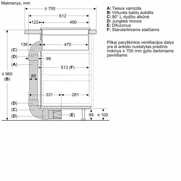 Recirkuliacijos rinkinys Bosch HEZ9VDKR0