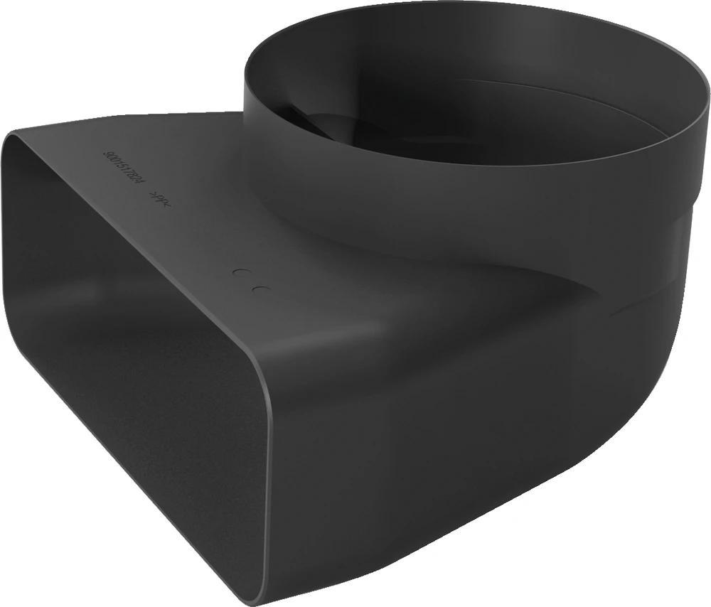 Bosch HEZ9VDSI1 Adapterio kanalas, ⌀ 150 mm, 90°, apvalus plokščias