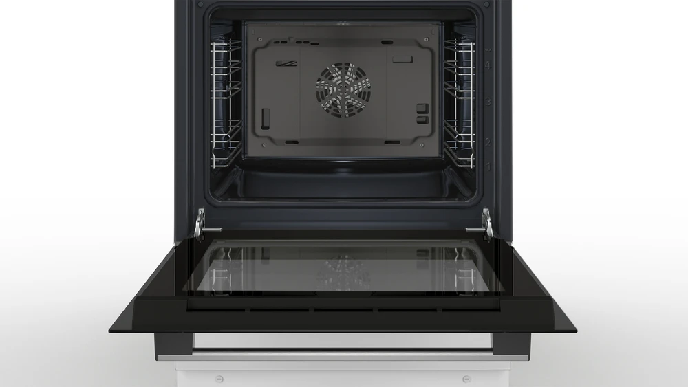 Bosch HLN39A020 Serie 4, Laisvai statoma indukcinė viryklė, balta 