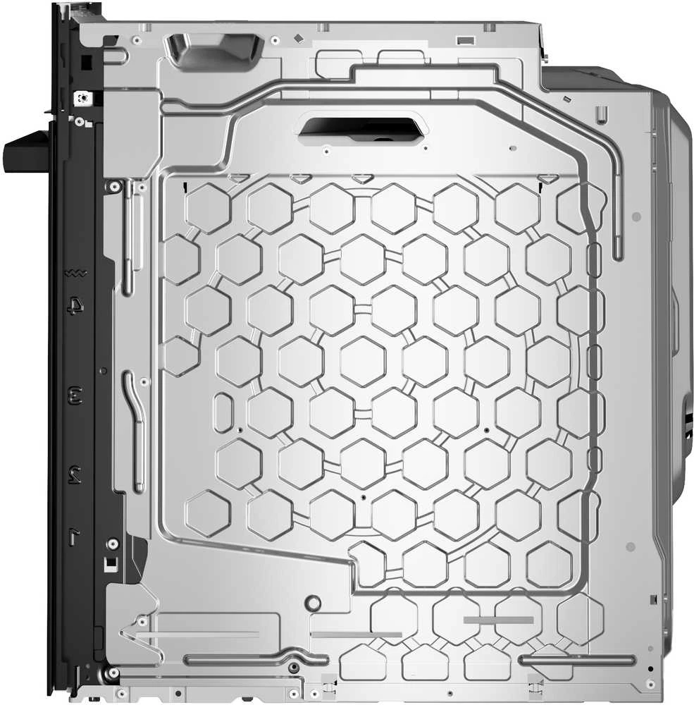 Siemens Bosch HQA534BB3 Serija 4, Įmontuojamoji orkaitė su papildomų garų funkcija, 60 x 60 cm, Juodas