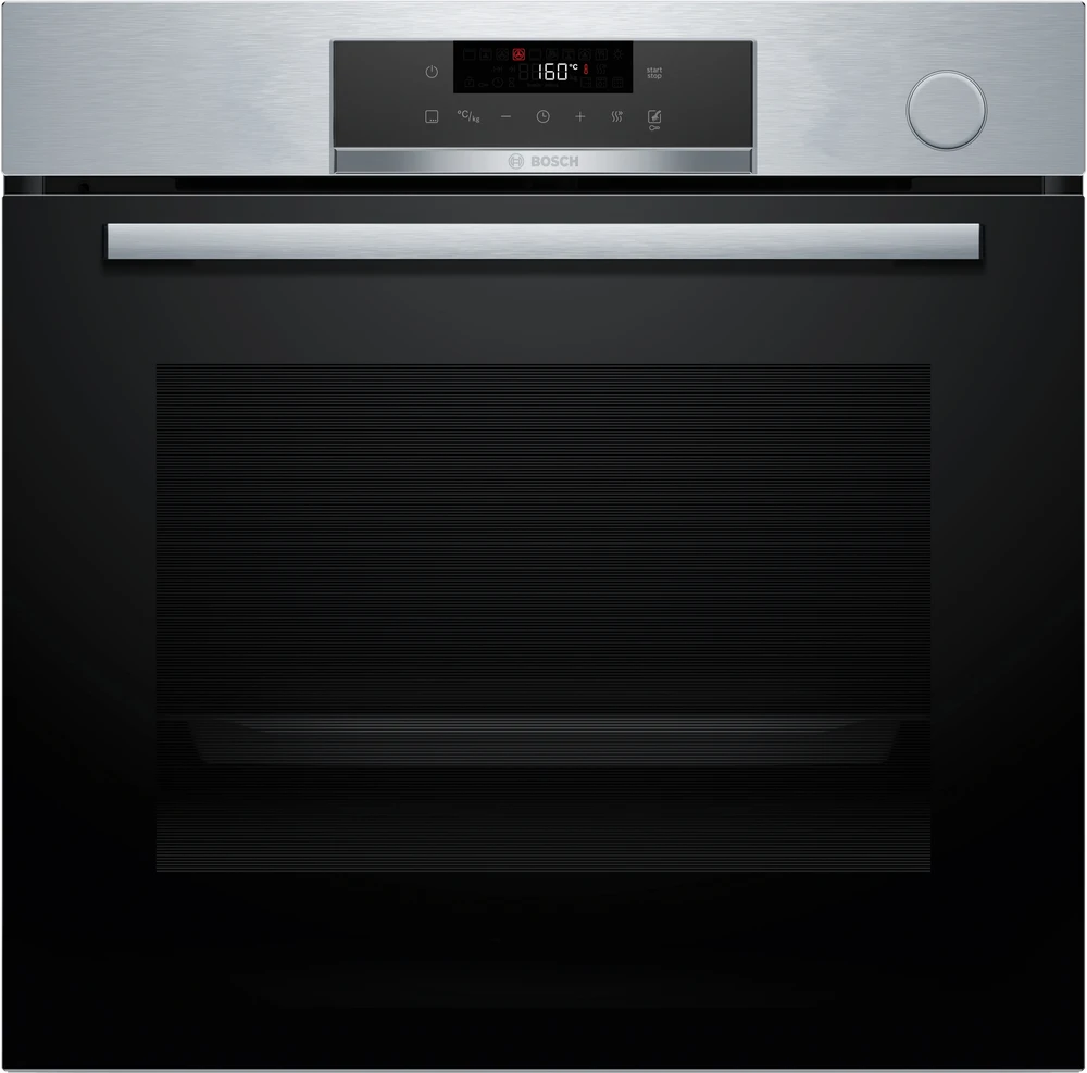 Bosch HRG572ES3 Serija 4, Įmontuojamoji orkaitė su papildomų garų funkcija, 60 x 60 cm, Nerūdijančio plieno