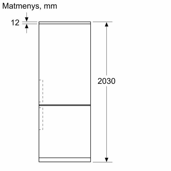 Šaldytuvas Bosch KGN392LDF 4 serija, Nerūdijančio plieno efektas