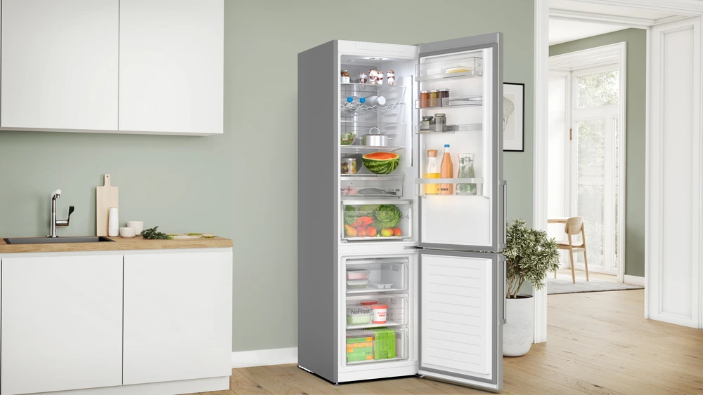 Šaldytuvas Bosch KGN39AIBT 6 serija, Nerūdijančio plieno (atsparus pirštų antspaudams)