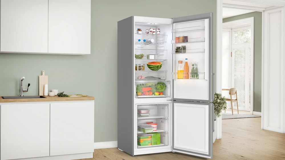 Šaldytuvas Bosch KGN497ICT 4 serija, Nerūdijančio plieno (atsparus pirštų antspaudams)