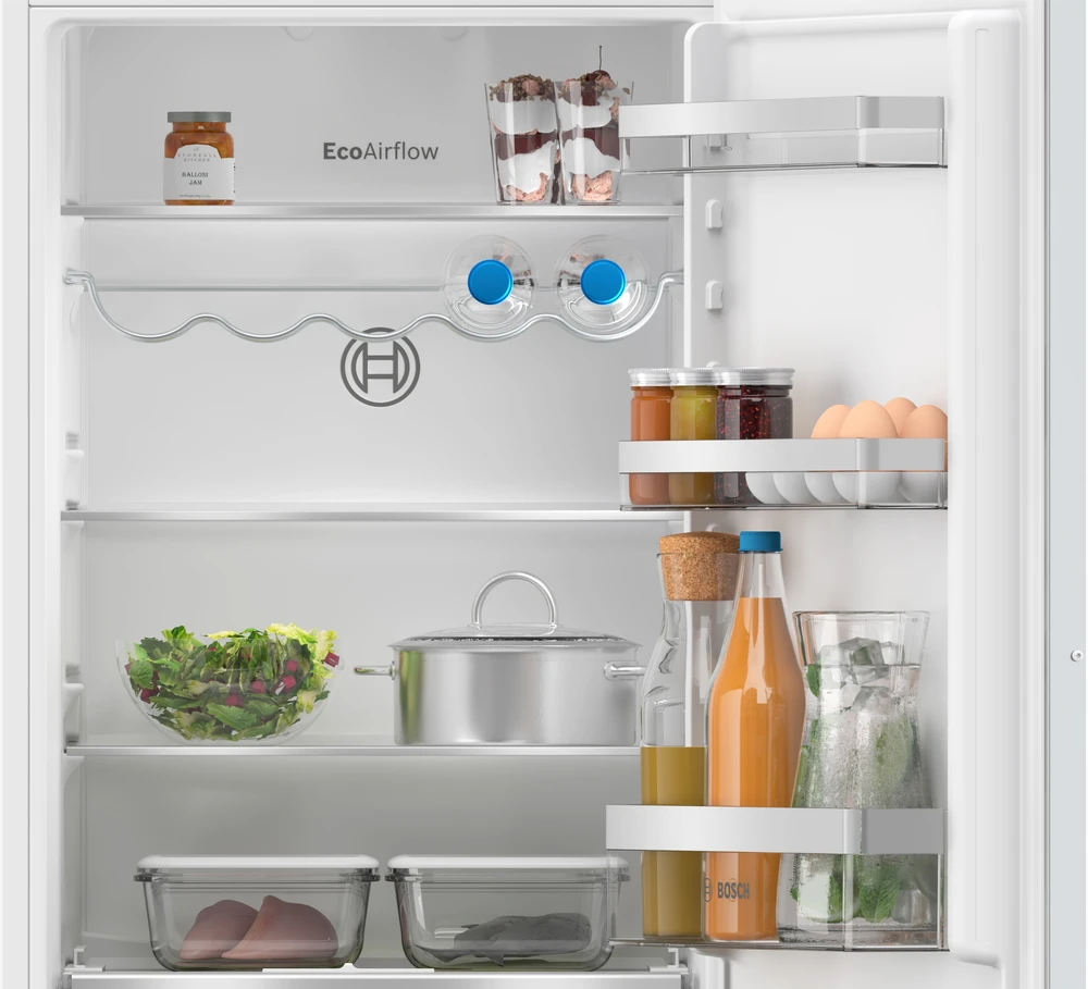 Įmontuojamas šaldytuvas Bosch KIV86VFE1 4 serija, Baltos spalvos