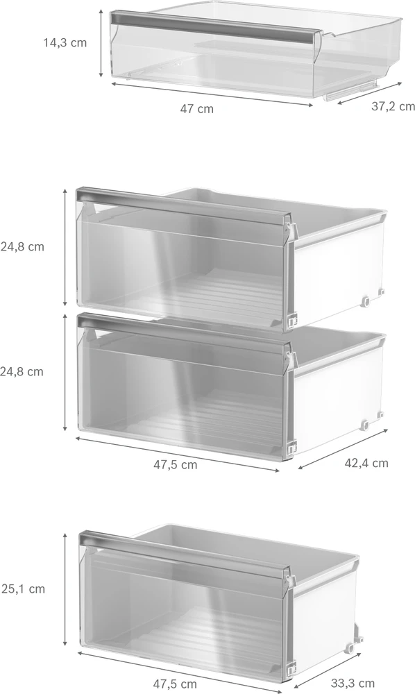 Bosch KSN36VWCG Serija 4, Laisvai statomas šaldytuvas, 186.2 x 59.5 cm, Baltas
