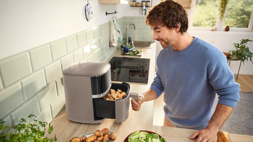 Gruzdintuvė Bosch MAF462C0 Series 4, Air Fryer, dark cream