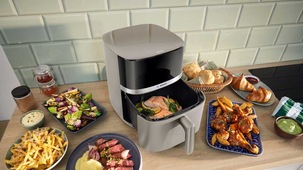 Gruzdintuvė Bosch MAF462C0 Series 4, Air Fryer, dark cream