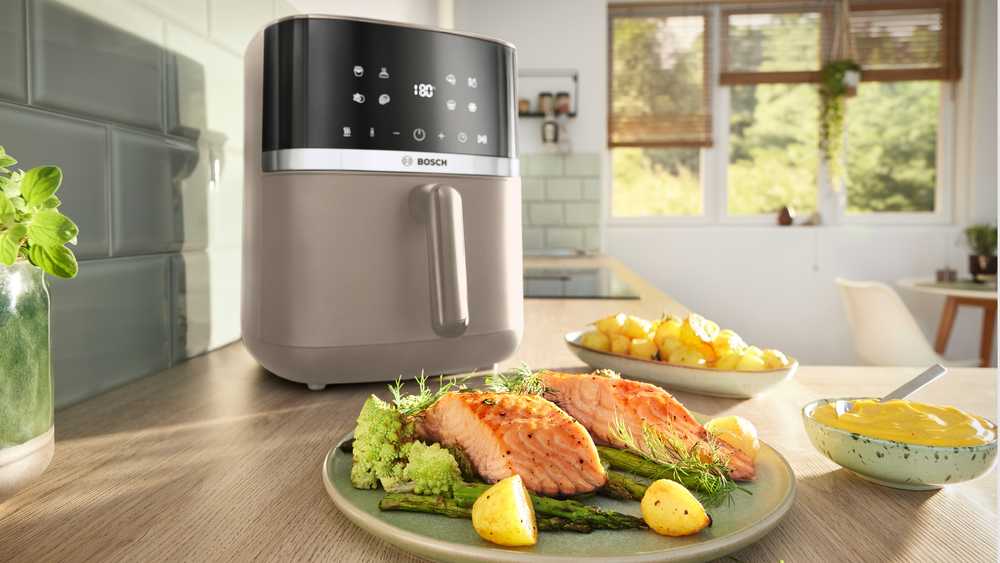 Gruzdintuvė Bosch MAF462C0 Series 4, Air Fryer, dark cream