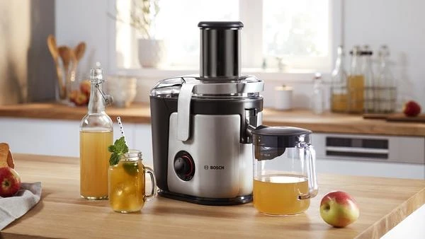 Sulčiaspaudė Bosch MES4000 juice maker Juice extractor Juodas,Pilkas,Nerūdijantis plienas 1000 W