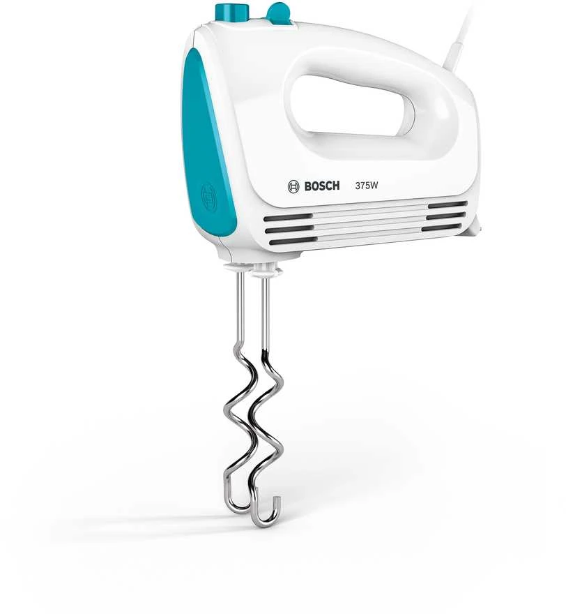 Plakiklis Bosch MFQ2210D Rankinis maišytuvas, CleverMixx FUN, 375 W, Baltas, dinamiškai mėlyna