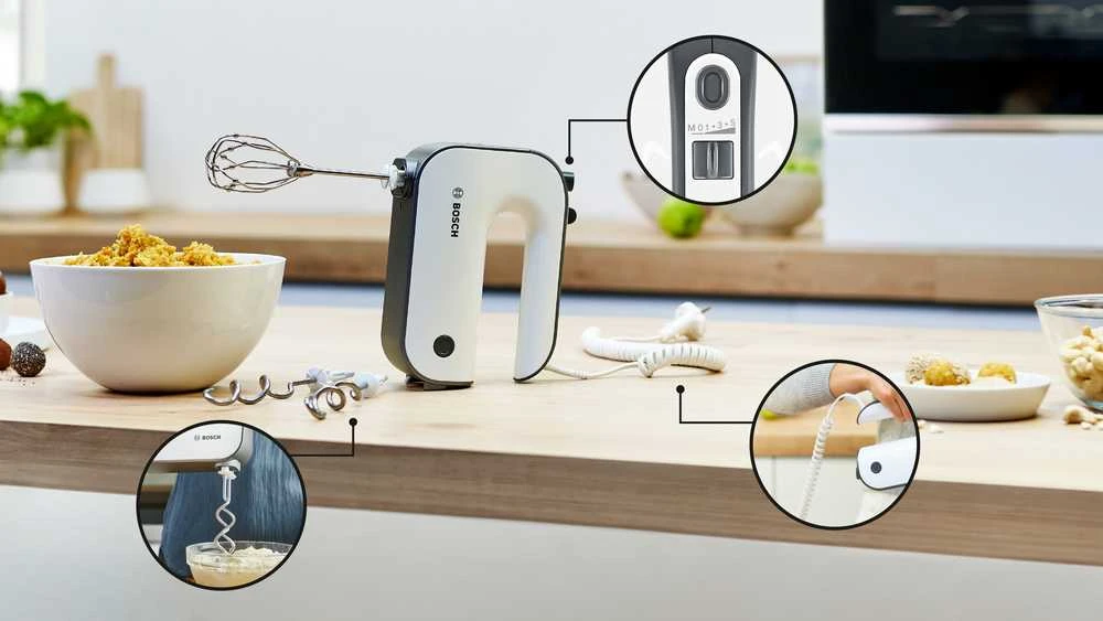 Plakiklis Bosch MFQ49700 Rankinis maišytuvas, MFQ4, 850 W, Balta