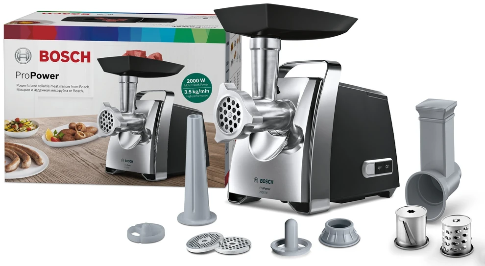 Mėsmalė Meat grinder Bosch MFW67440 (700 Juodas)