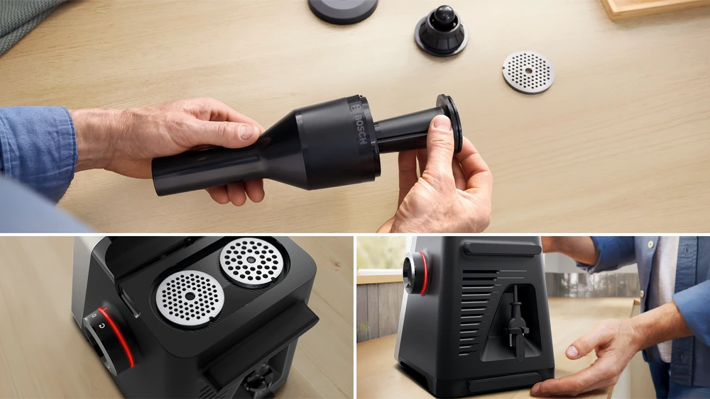 Bosch MFWS820M Serija 8, Mėsmalė, MultiPower, 2500 W, Nerūdijančio plieno