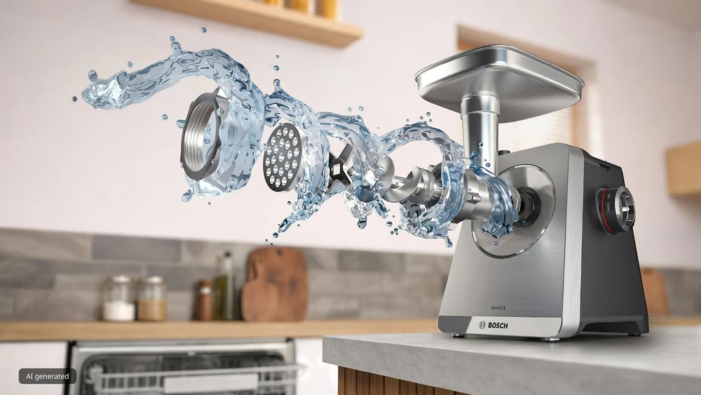 Bosch MFWS835M Serija 8, Mėsmalė, MultiPower, 2500 W, Nerūdijančio plieno