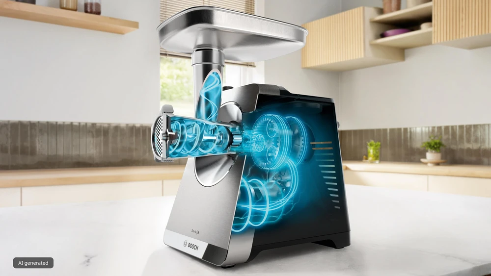 Bosch MFWS835M Serija 8, Mėsmalė, MultiPower, 2500 W, Nerūdijančio plieno
