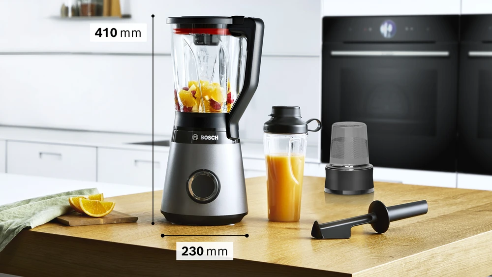 Bosch MMB4197S Serija 4, Trintuvas, VitaPower, 1200 W, Sidabrinės