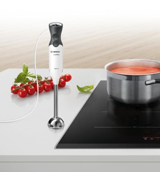 Plakiklis Bosch Rankinis trintuvas, ErgoMixx, 800 W, Balta, Antracito spalvos MS6CA4150