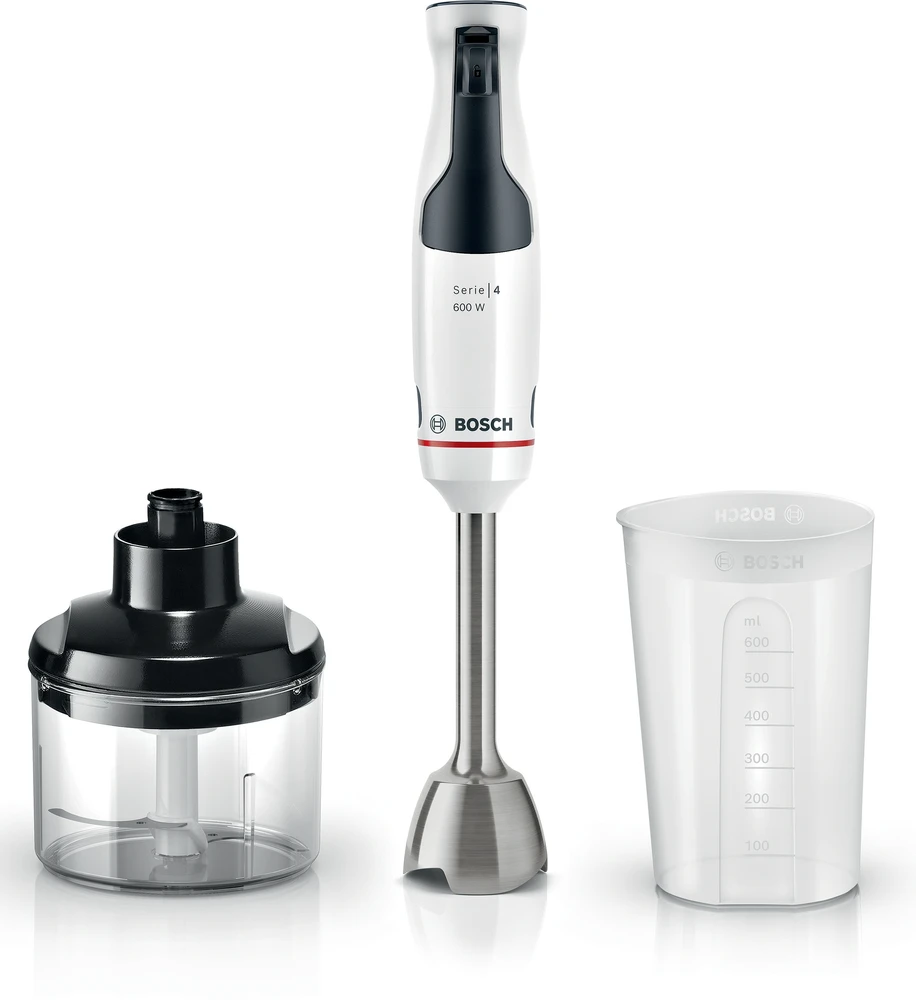 Bosch MSM4W220 Serija 4, Rankinis trintuvas, ErgoMaster, 600 W, Baltas