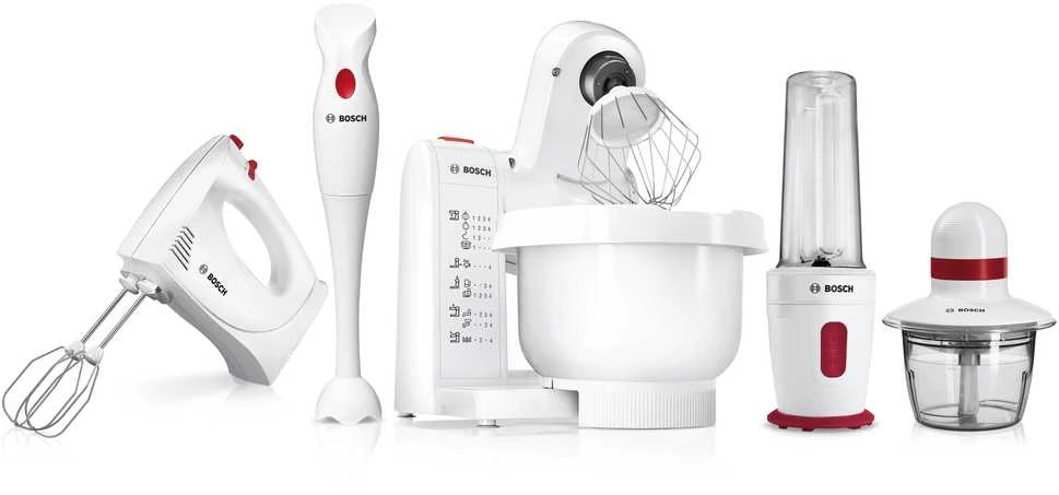 Plakiklis Bosch MSMP1000 Rankinis trintuvas, YourCollection, 350 W, Baltas, giliai raudona