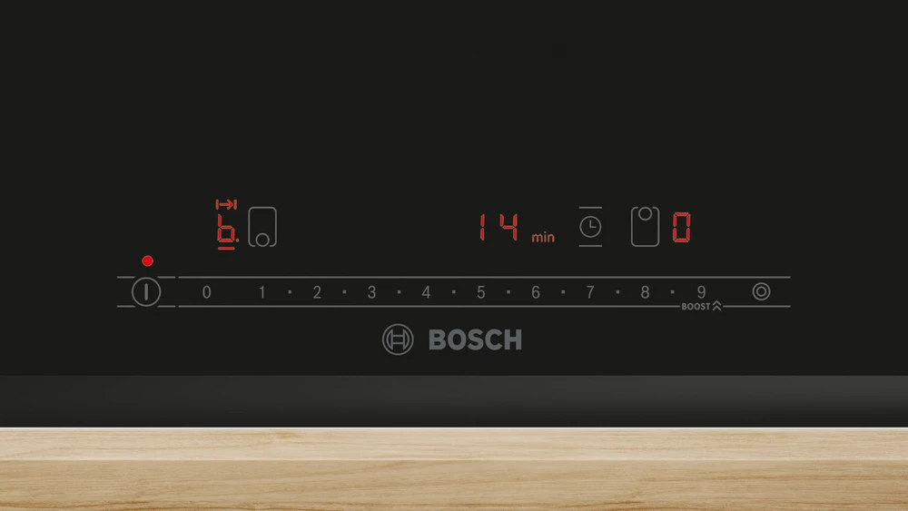 Bosch Serija 6 Domino elektrinė kaitlentė su plieniniu rėmu, 30 cm