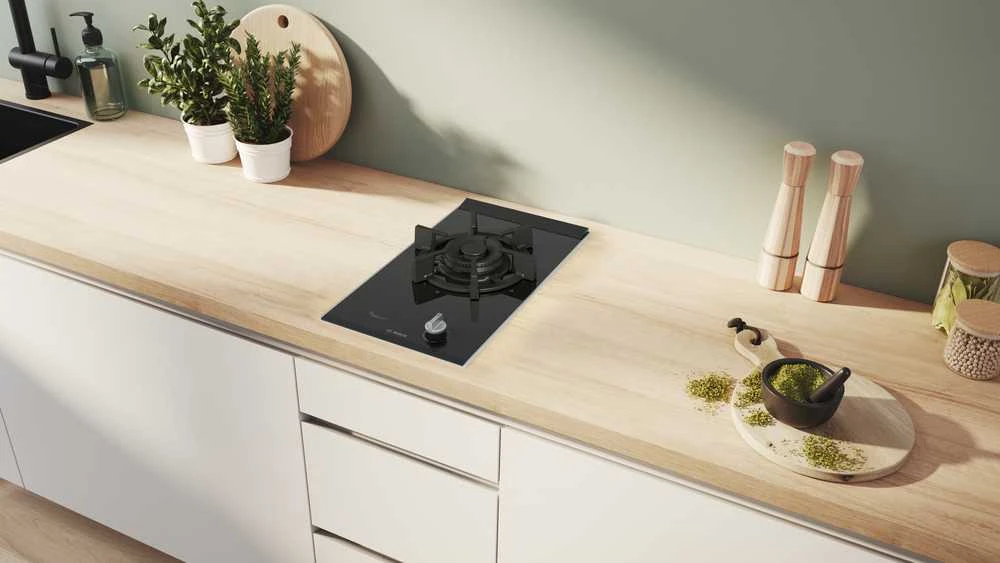 Bosch PRA3A6I10 Serija 8, Domino dujinė kaitlentė, 30 cm, Keramika, Juodas