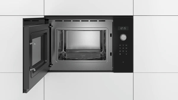 Bosch BFL554MB0 Serija 6, Įmontuojamoji mikrobangų krosnelė, Juodas