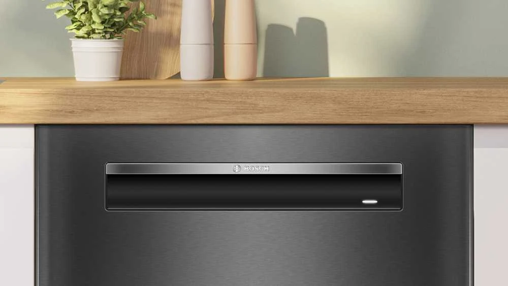 Bosch SMP4ECC72S Serija 4, Indaplovė, montuojama iš apačios, 60 cm, Juodas šlifuotas plienas, atsparus pirštų atspaudams