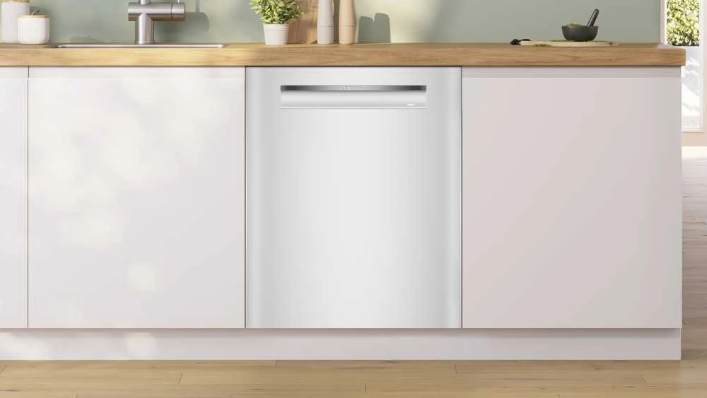 Bosch 38577 SMP4ECW72S Serija 4, Indaplovė, montuojama iš apačios, 60 cm, Balta