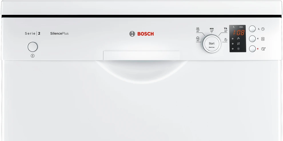 Bosch SMS25AW05E Serija 2, Laisvai statoma indaplovė, 60 cm, Balta
