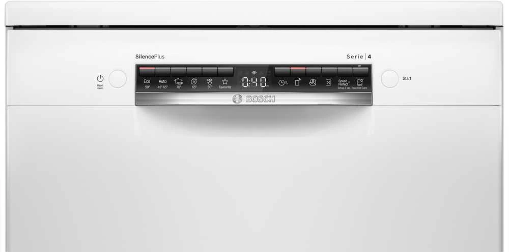 Indaplovė Bosch SMS4EMW06E, Baltos spalvos