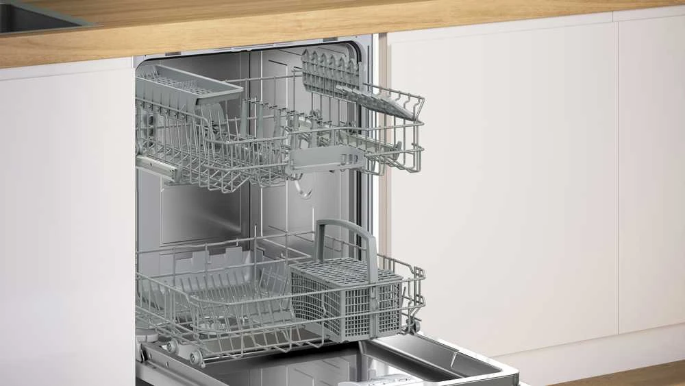 Bosch SMU2HTW08E Serija 2, Indaplovė, montuojama iš apačios, 60 cm, Balta