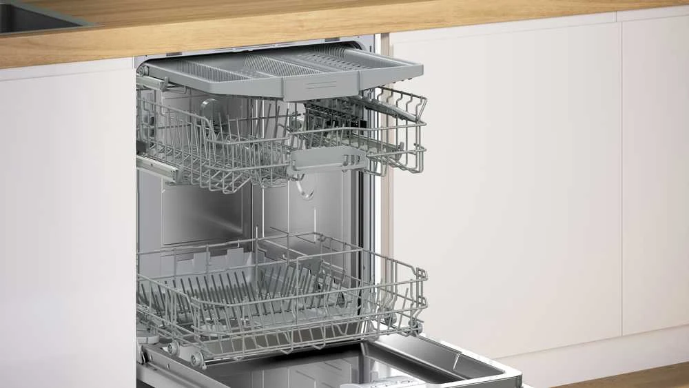 Bosch SMU2HVS06E Serija 2, Indaplovė, montuojama iš apačios, 60 cm, Šlifuotas plienas