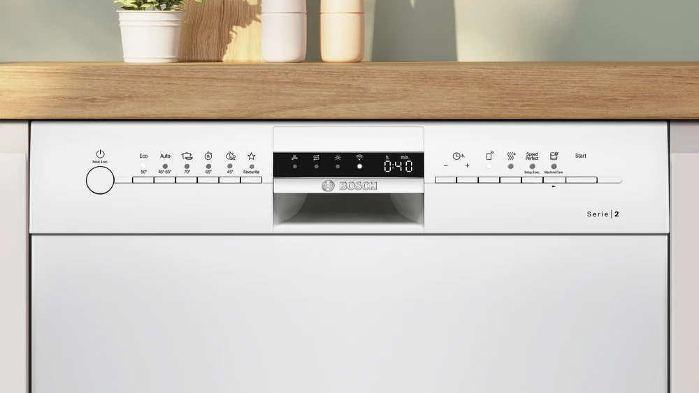 Bosch SMU2ITW69E Serija 2, Indaplovė, montuojama iš apačios, 60 cm, Balta