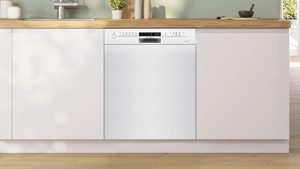 Bosch SMU2ITW69E Serija 2, Indaplovė, montuojama iš apačios, 60 cm, Balta