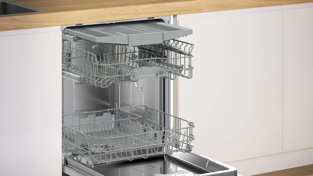 Bosch SMU2IVW67E Serija 2, Indaplovė, montuojama iš apačios, 60 cm, Balta