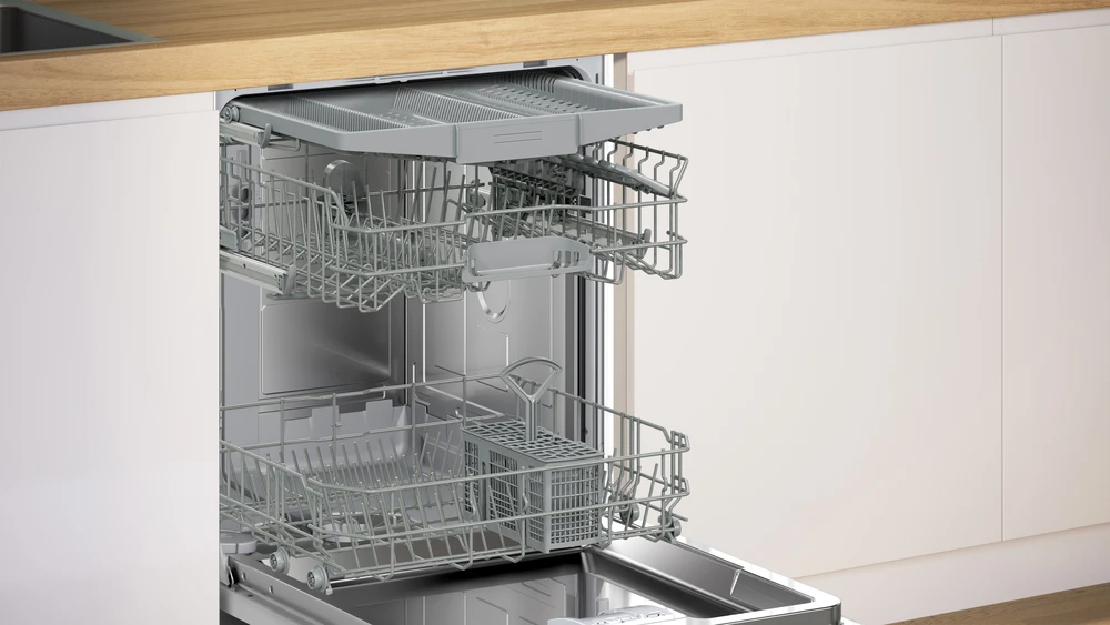 Bosch SMU2IVW80E Serija 2, Indaplovė, montuojama iš apačios, 60 cm, Balta