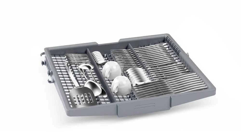 Bosch SMU4ECW28E Serija 4, Indaplovė, montuojama iš apačios, 60 cm, Balta