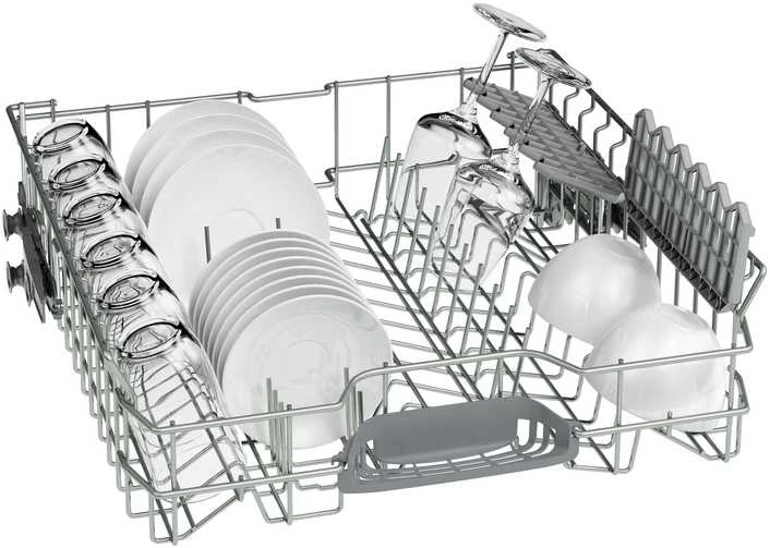 Bosch SMU4HMW07E Serija 4, Indaplovė, montuojama iš apačios, 60 cm, Balta