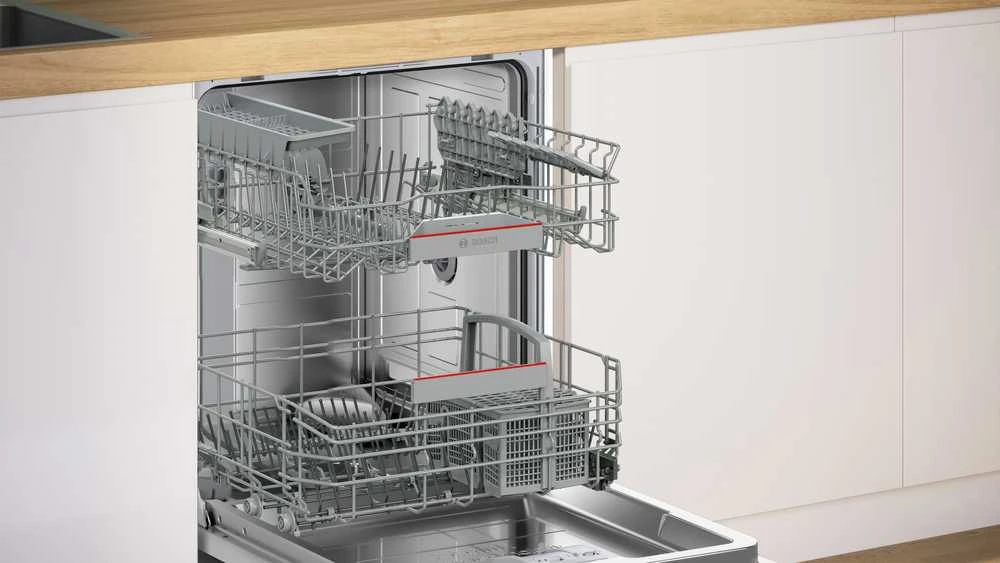 Bosch SMU6ZAW10E Serija 6, Indaplovė, montuojama iš apačios, 60 cm, Balta