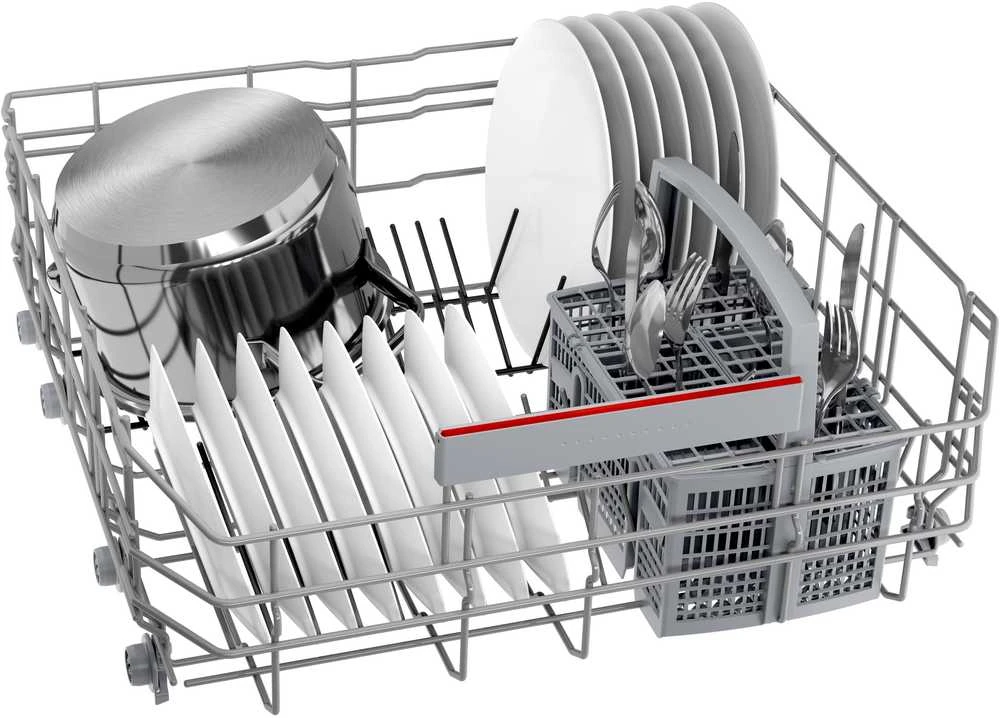 Bosch SMU6ZAW10E Serija 6, Indaplovė, montuojama iš apačios, 60 cm, Balta