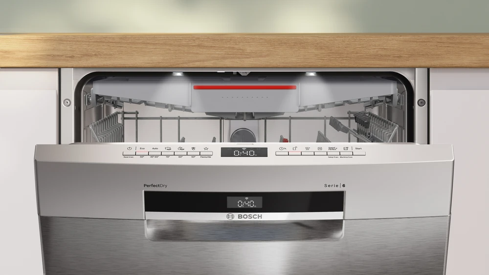 Bosch SMU6ZCI71S Serija 6, Indaplovė, montuojama iš apačios, 60 cm, Šlifuotas plienas su apsauga nuo pirštų atspaudų