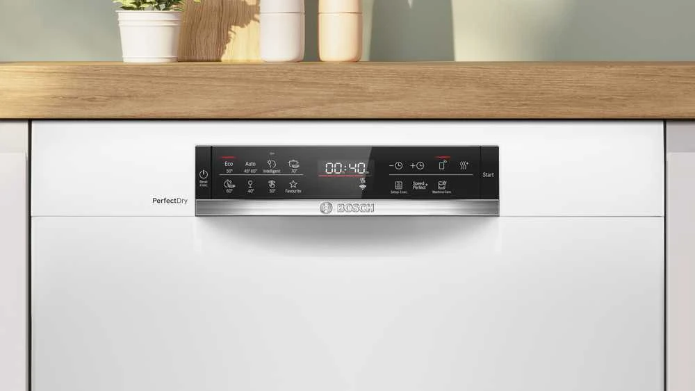 Bosch 38574 SMU6ZCW16E Serija 6, Indaplovė, montuojama iš apačios, 60 cm, Balta