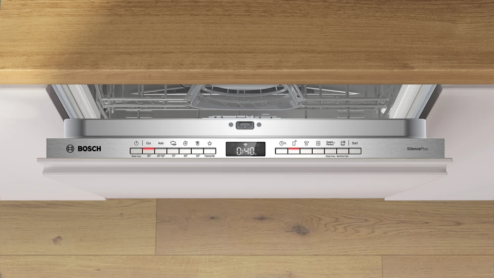 Bosch SMV4HMX01S Serija 4, Visiškai integruota indaplovė, 60 cm
