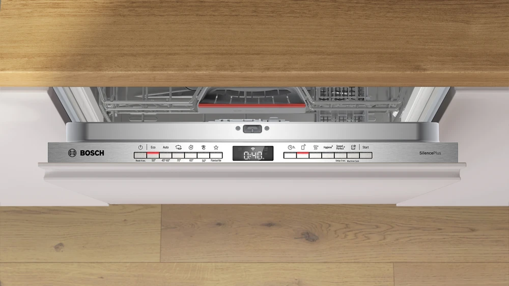 Bosch SMV4HMX02S Serija 4, Visiškai integruota indaplovė, 60 cm