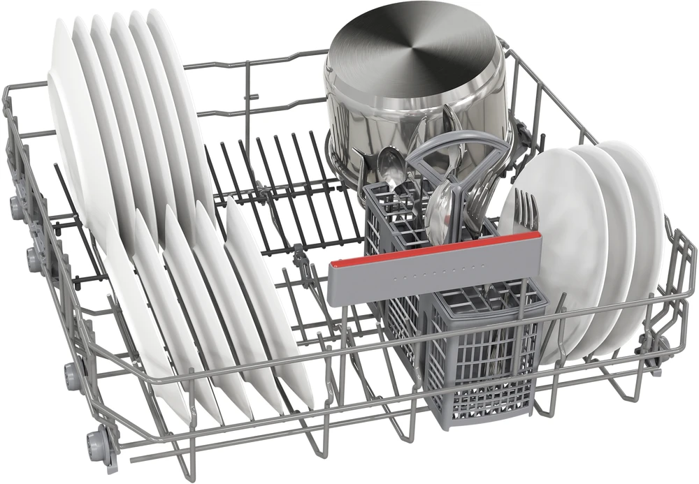 Bosch SMV4HMX02S Serija 4, Visiškai integruota indaplovė, 60 cm