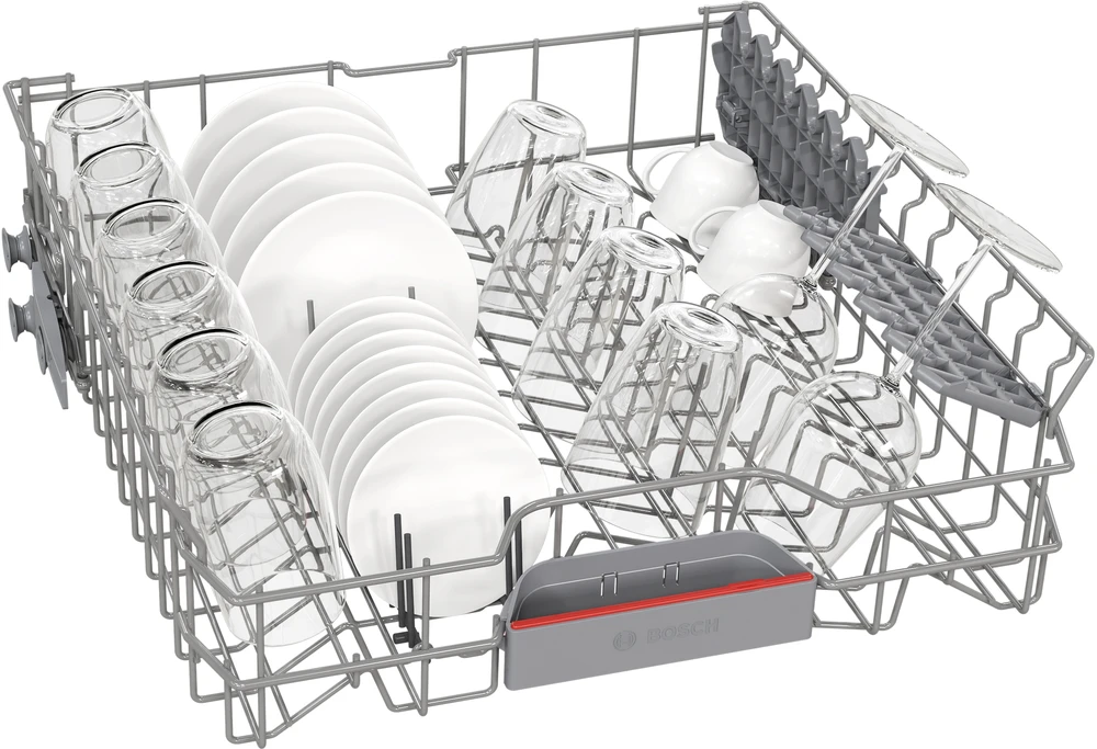 Bosch SMV4HMX02S Serija 4, Visiškai integruota indaplovė, 60 cm